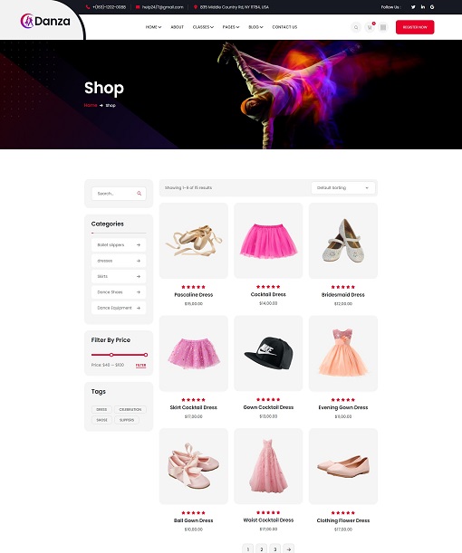 Shop Page