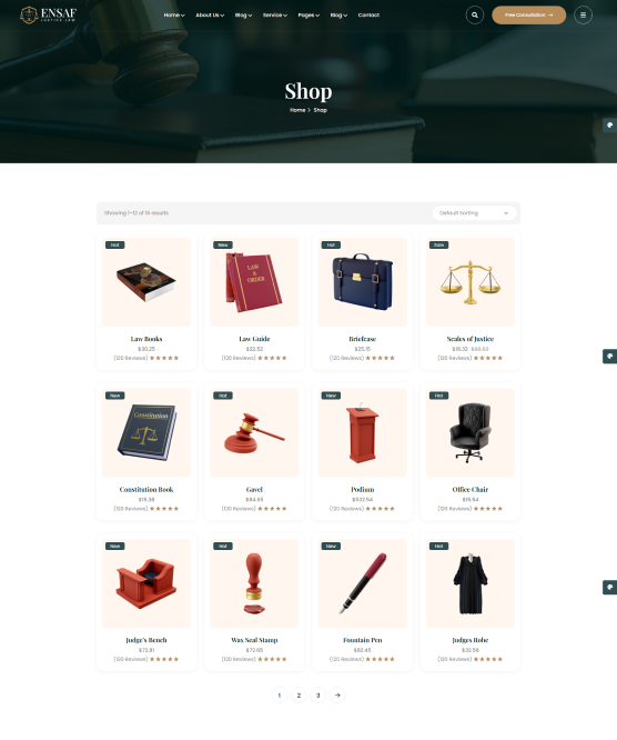 Shop Page