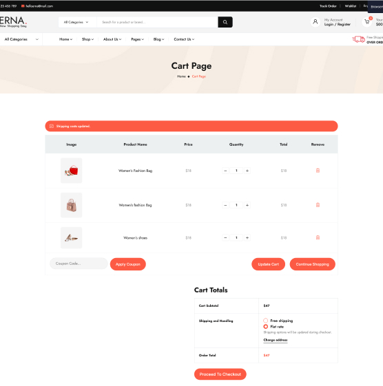 Cart Page