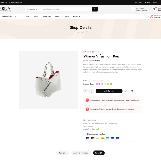 Shop Details