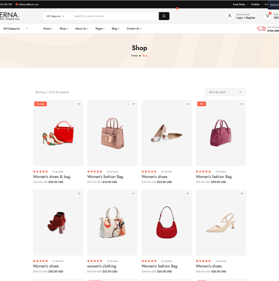 Shop Page