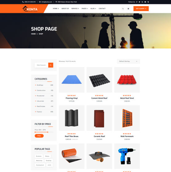 Shop Page