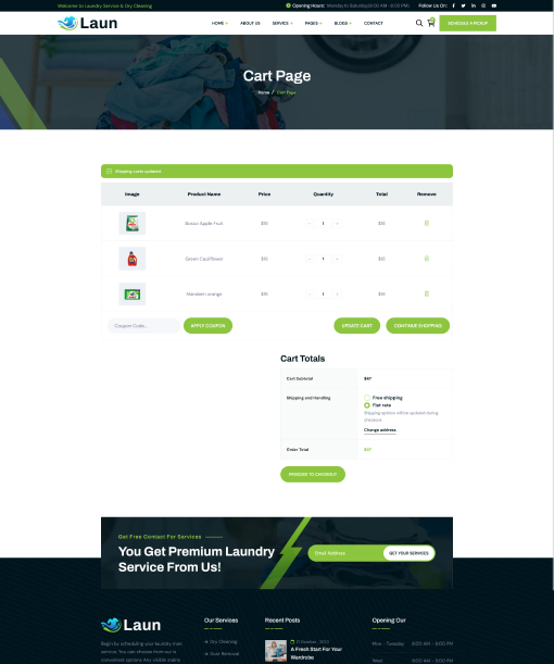 Cart Page