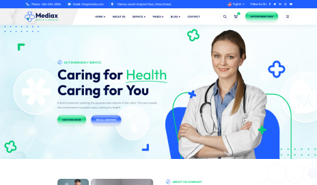 Mediax - Health & Medical HTML Template