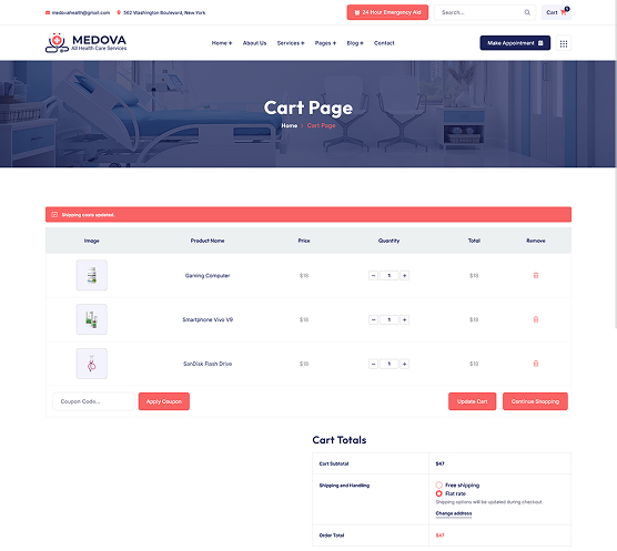 Cart Page