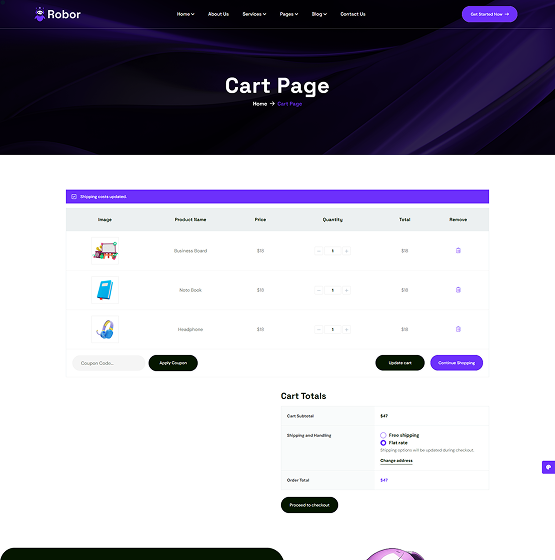 Cart Page