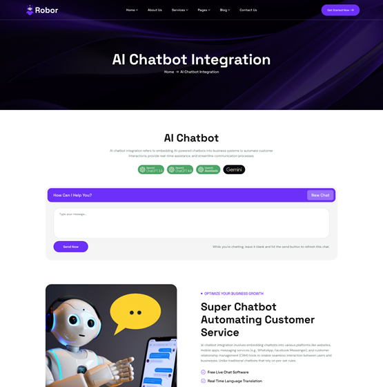 Chatbot Integration