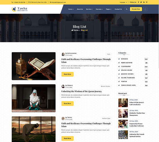 Blog List