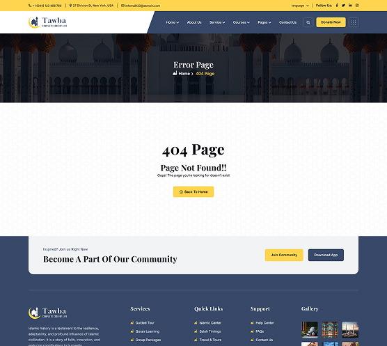 Error Page