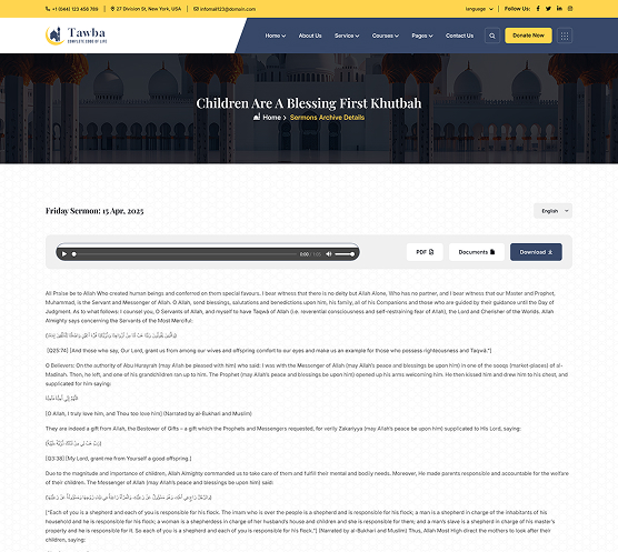 Sermon Details