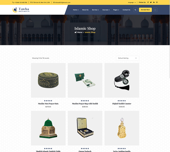 Shop Page