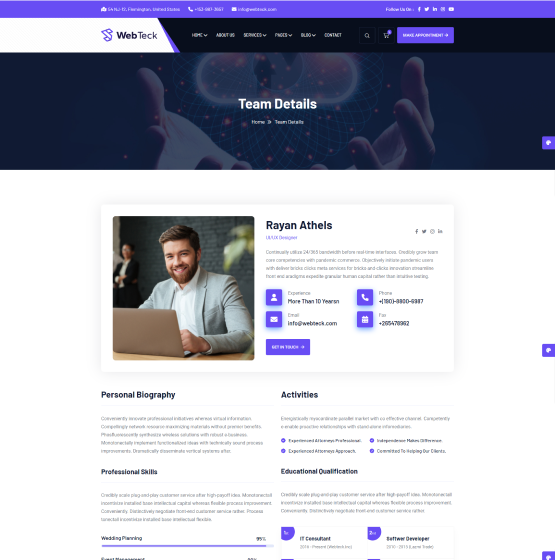 Webteck - Technology & IT Solutions HTML Template